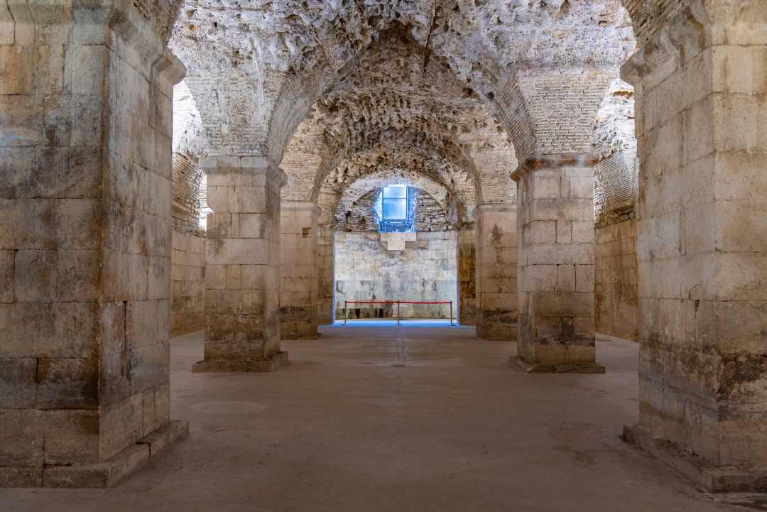 diocletians cellars in diocletians palace